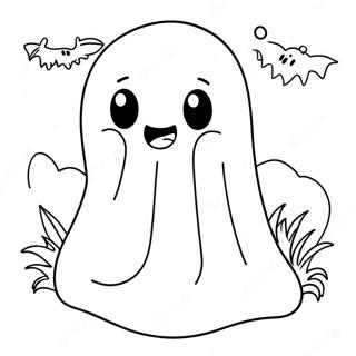 Page A Colorier De Boo Le Fantome Mignon 19839-18523