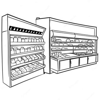 Page A Colorier Du Supermarche 19938-18599