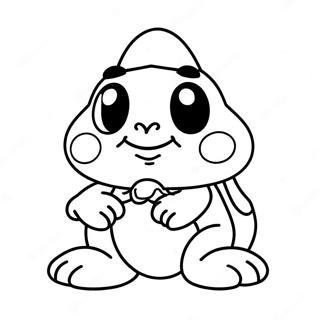 Page A Colorier Du Personnage Goomba Mignon 19949-18609