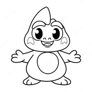 Page A Colorier Du Personnage Goomba Mignon 19949-18611