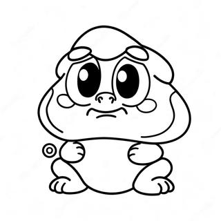 Page A Colorier Du Personnage Goomba Mignon 19949-18612