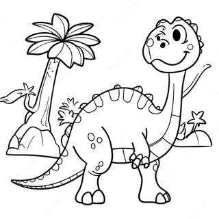 Page A Colorier Dinosaure 1-3