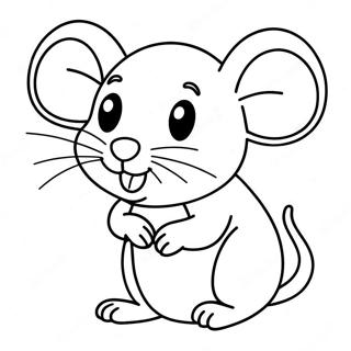 Page A Colorier De Souris 2011-1650