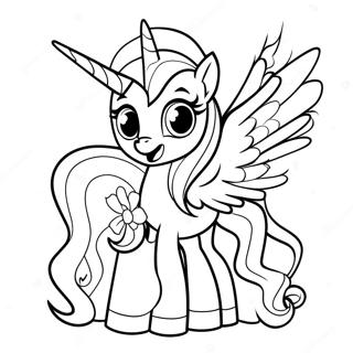 Page A Colorier Celestia Mon Petit Poney 20151-18744