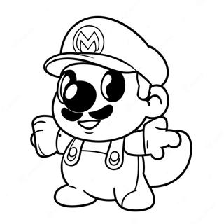 Super Mario Odyssey Cappy Pages À Colorier