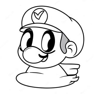 Page A Colorier De Cappy Dans Super Mario Odyssey 20201-18783