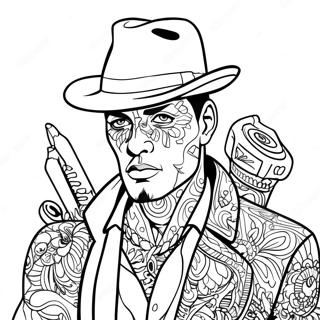 Page A Colorier De Tatouage Gangsta 2021-1660