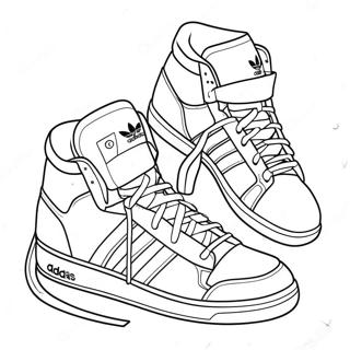 Page A Colorier Des Baskets Adidas 20272-18842