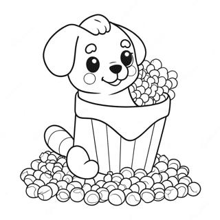 Puppycorn Pages À Colorier