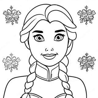 Elsa La Reine Des Neiges 2 Montre-Toi Pages À Colorier