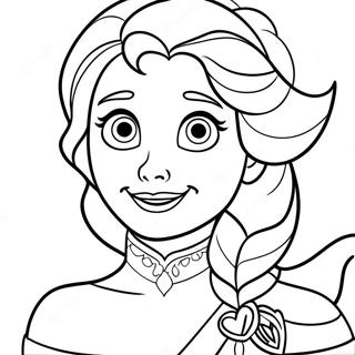 Page A Colorier Delsa De Frozen 2 Montrant Son Vrai Visage 20301-18864