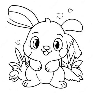 Page A Colorier Mignon Pokemon Lapin 20332-18890