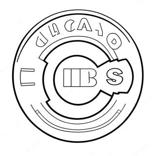 Page A Colorier Logo Des Chicago Cubs 20341-18894