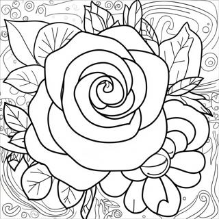 Page A Colorier Roses 20371-18918