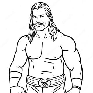 Page A Colorier Superstar Wwe Personnalisee 20392-18938