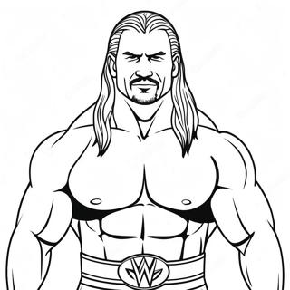 Page A Colorier Superstar Wwe Personnalisee 20392-18939