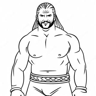 Page A Colorier Superstar Wwe Personnalisee 20392-18940