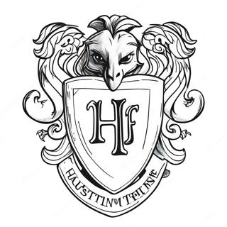 Page A Colorier Du Blason De Hufflepuff 20461-18992