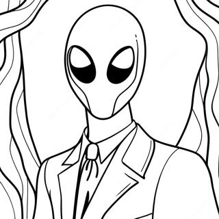 Page A Colorier De Slenderman 20541-19054