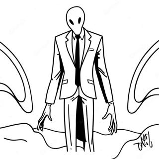 Page A Colorier De Slenderman 20541-19055