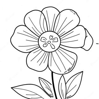 Page A Colorier De La Fleur De Bouton Dor 20561-19071