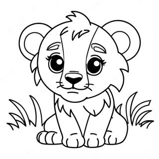 Page A Colorier De Bebe Lion 20641-19134