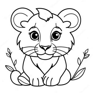 Page A Colorier De Bebe Lion 20641-19135