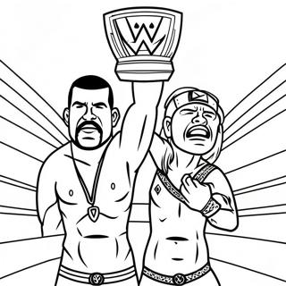 Page A Colorier Match De Championnat Wwe 20712-19193