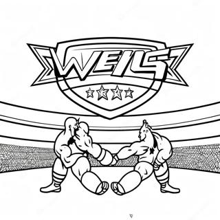 Page A Colorier Match De Championnat Wwe 20712-19194