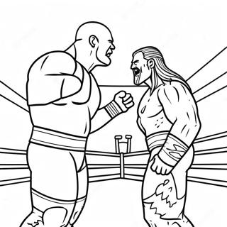 Page A Colorier Match De Championnat Wwe 20712-19195