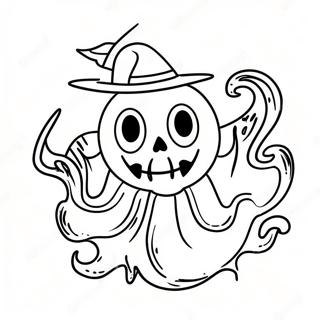 Page A Colorier Logo Spirit Halloween Effrayant 20722-19203