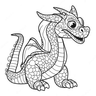 Modèle De Marionnette Dragon Pages À Colorier