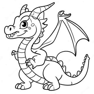 Page A Colorier Modele De Marionnette Dragon 20772-19231