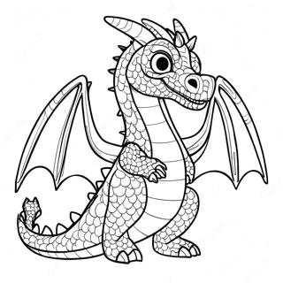 Page A Colorier Modele De Marionnette Dragon 20772-19232