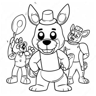 Page A Colorier Fnaf Security Breach 2081-1706