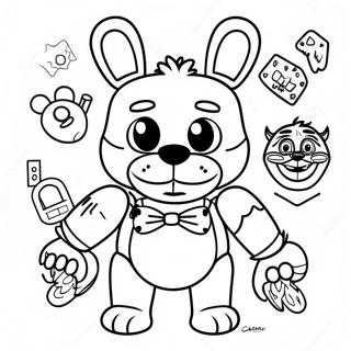 Page A Colorier Fnaf Security Breach 2081-1708