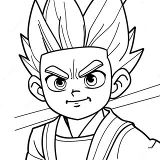 Gon Freecss En Action A Colorier 20893-19331