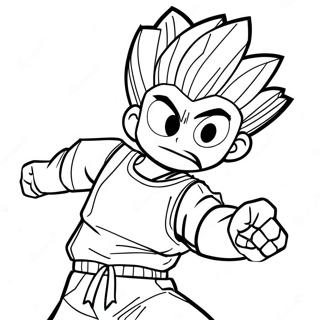 Gon Freecss En Action A Colorier 20893-19332