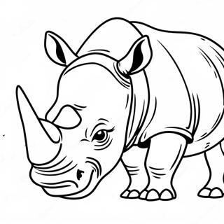 Page A Colorier De Rhinoceros 20952-19374