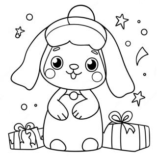 Page A Colorier De Cinnamoroll Noel 20962-19384