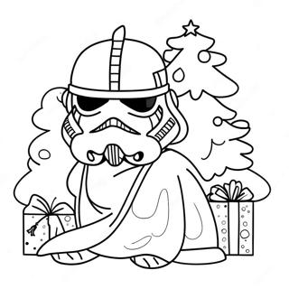 Noël Star Wars Pages À Colorier