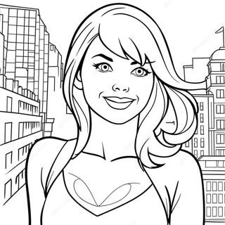 Gwen Stacy Pages À Colorier