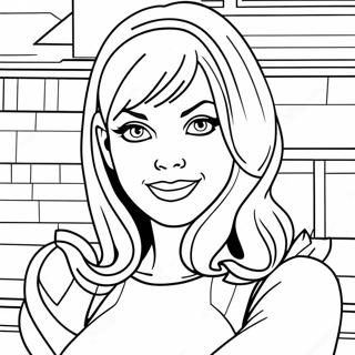 Gwen Stacy A Colorier 21022-19432