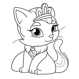 Princesse Kitty Pages À Colorier