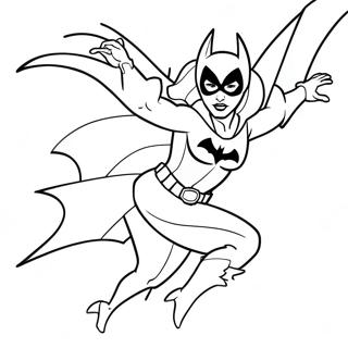 Batgirl En Action A Colorier 21083-19478