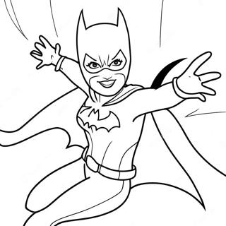 Batgirl En Action A Colorier 21083-19479