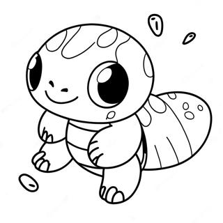 Page A Colorier De Squirtle Mignon En Train De Nager 2112-1734