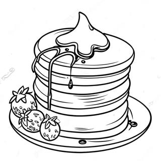 Page A Colorier Des Crepes Ihop Avec Du Sirop 21143-19526