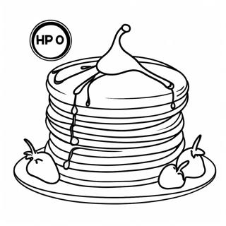 Page A Colorier Des Crepes Ihop Avec Du Sirop 21143-19527