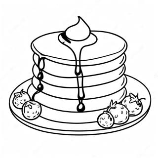 Page A Colorier Des Crepes Ihop Avec Du Sirop 21143-19528